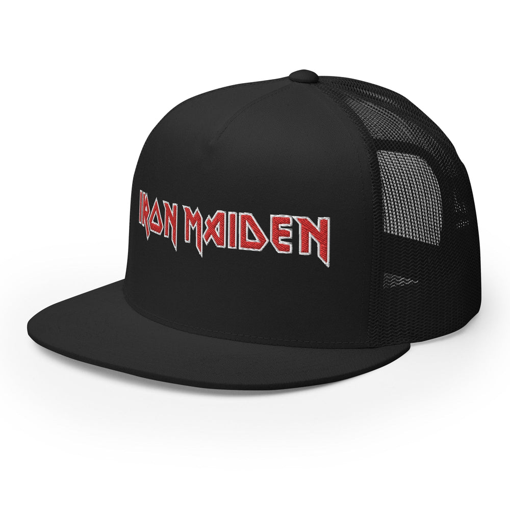 Iron Maiden Classic Logo Embroidered Trucker Hat [Apparel] (ONLINE ORDER ONLY)