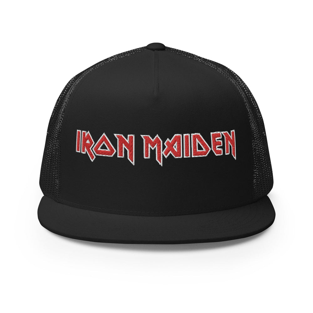 Iron Maiden Classic Logo Embroidered Trucker Hat [Apparel] (ONLINE ORDER ONLY)