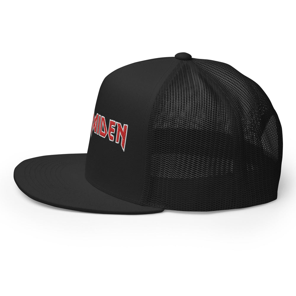 Iron Maiden Classic Logo Embroidered Trucker Hat [Apparel] (ONLINE ORDER ONLY)