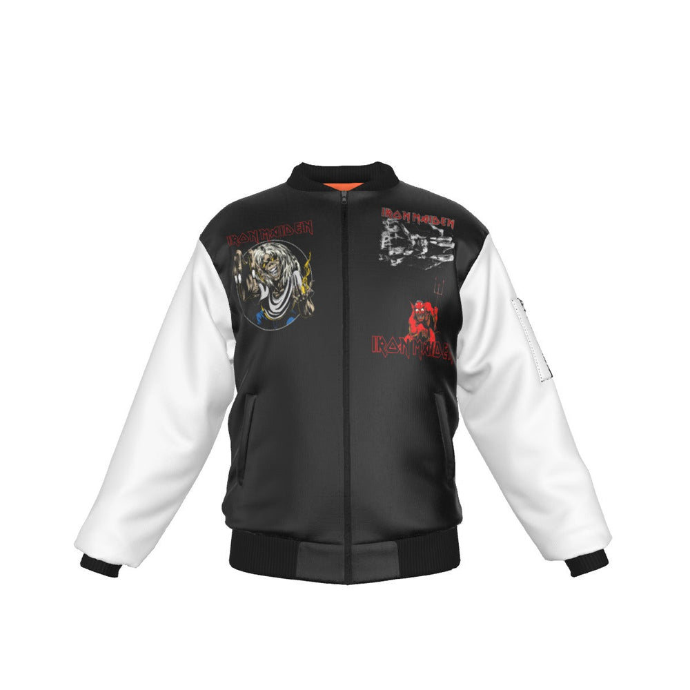 Iron Maiden Tres Logos Bomber Jacket [] (ONLINE ORDER ONLY)