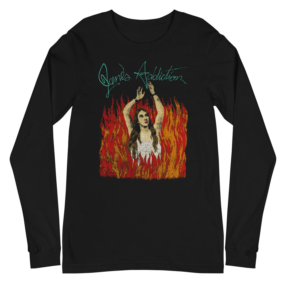 Jane's Addiction - Flames Long Sleeve T-Shirt [Apparel] (ONLINE ORDER ONLY)