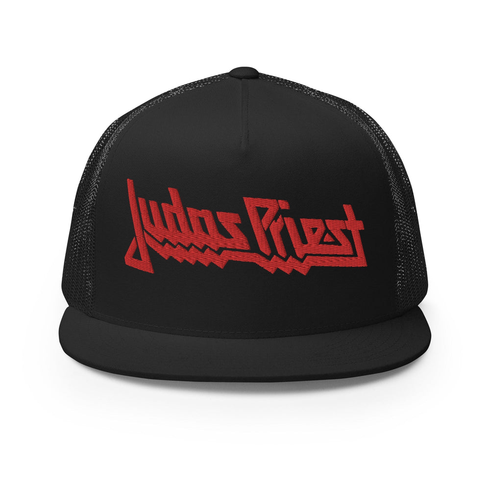 Judas Priest Electric Red Logo Embroidered Trucker Hat [Apparel] (ONLINE ORDER ONLY)