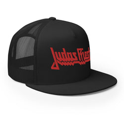 Judas Priest Electric Red Logo Embroidered Trucker Hat [Apparel] (ONLINE ORDER ONLY)