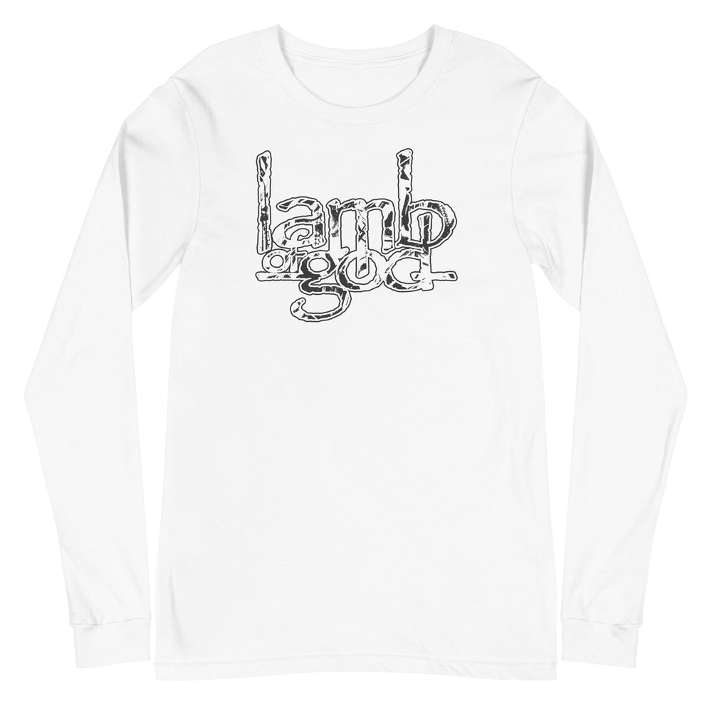 Lamb of God - Filled Logo Long Sleeve T-Shirt [Apparel] (ONLINE ORDER ONLY)