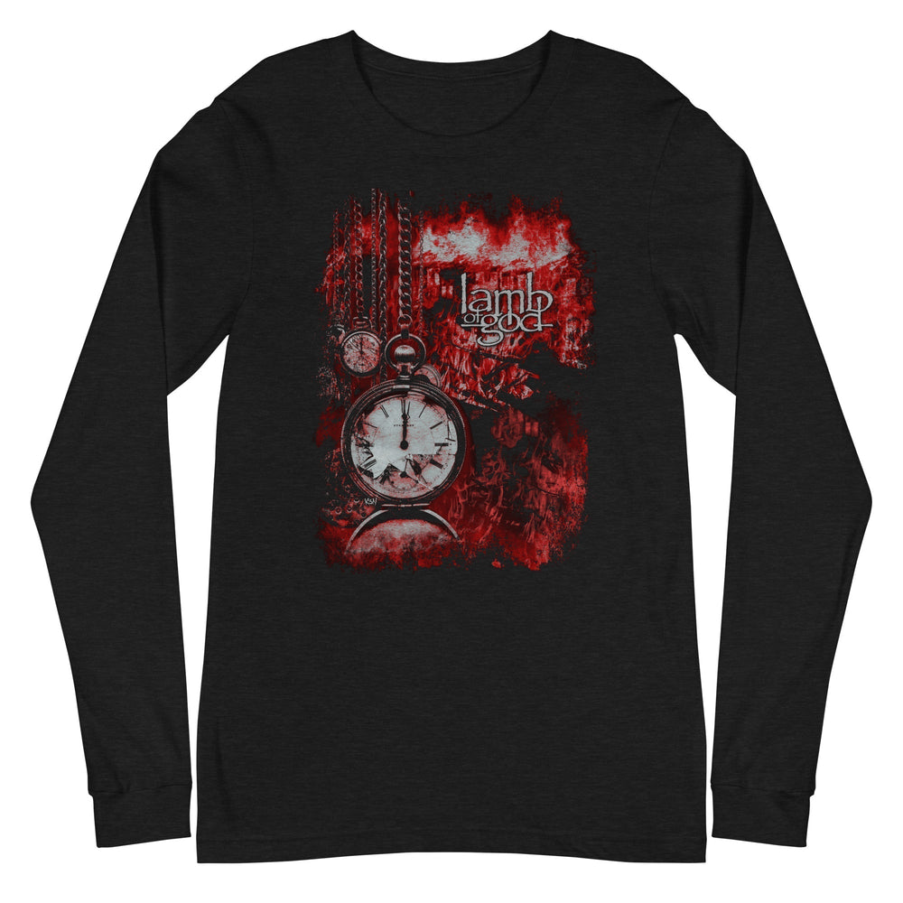 Lamb of God - Ticking Clock Long Sleeve T-Shirt [Apparel] (ONLINE ORDER ONLY)