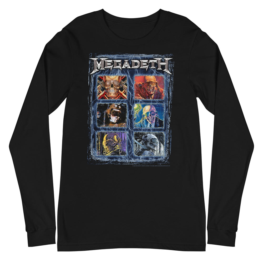 Megadeth - Six Vics Long Sleeve T-Shirt [Apparel] (ONLINE ORDER ONLY)