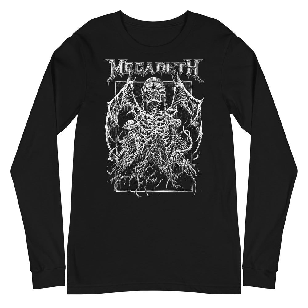Megadeth - Skeleton Wings Long Sleeve T-Shirt [Apparel] (ONLINE ORDER ONLY)