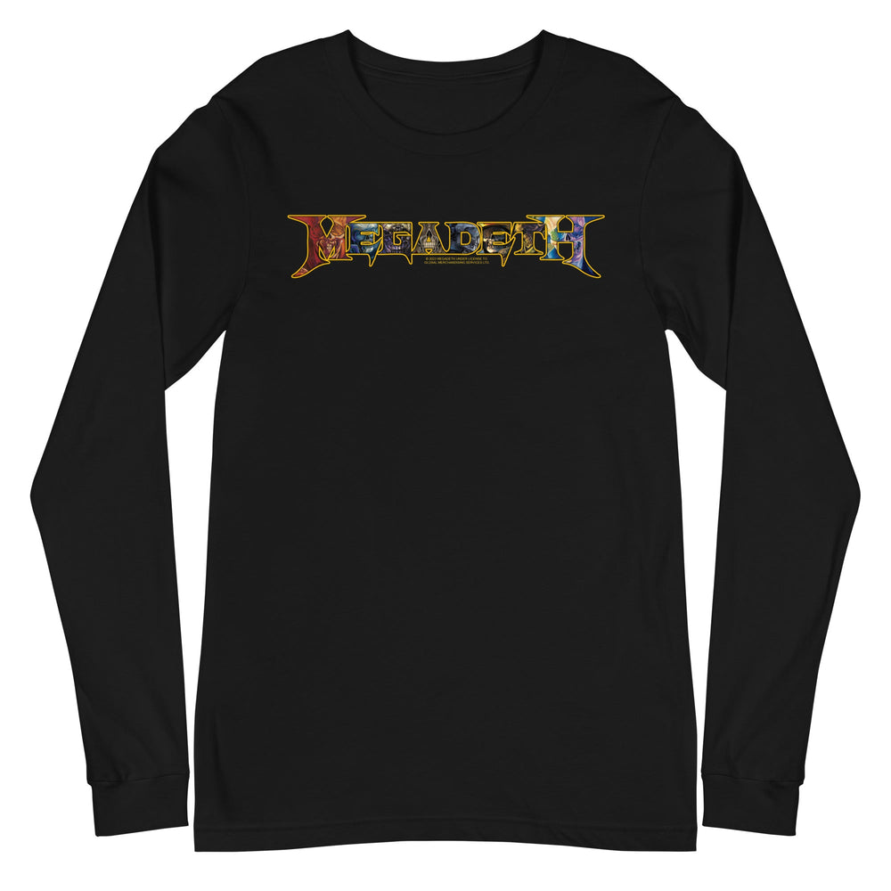 Megadeth - Vic Lettered Logo Long Sleeve T-Shirt [Apparel] (ONLINE ORDER ONLY)