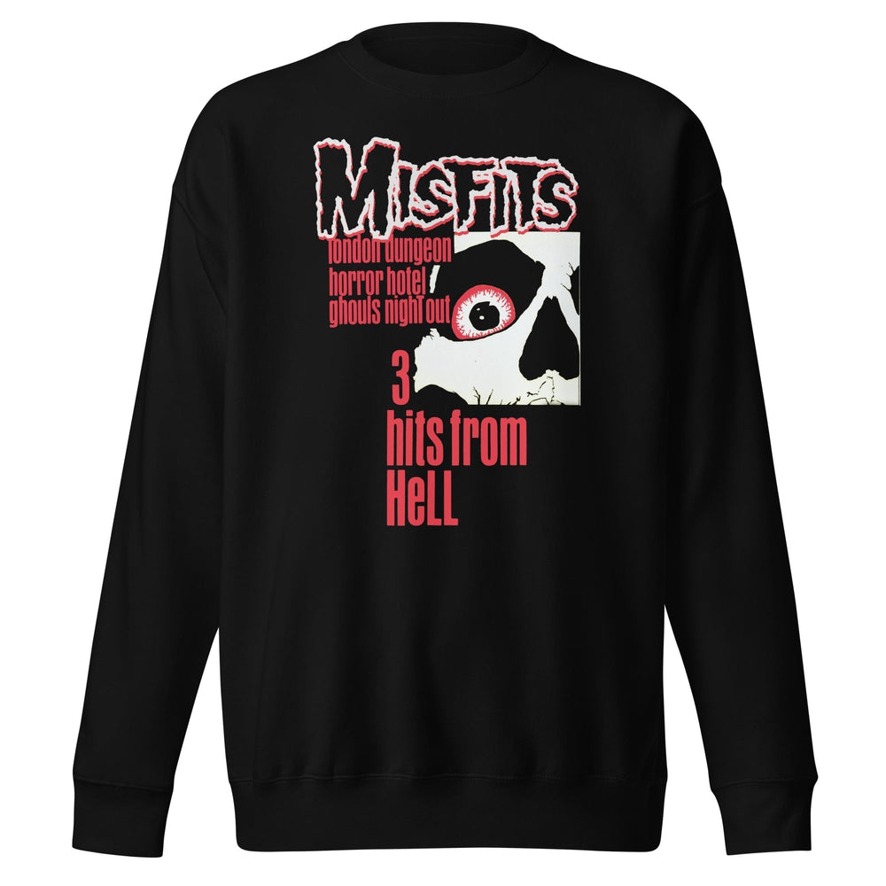 Misfits - 3 Hits From Hell Sweatshirt [Apparel] (ONLINE ORDER ONLY)