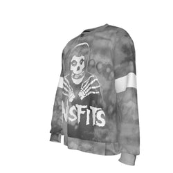 Misfits Folded Skull All Over Print Sweatshirt [] (ONLINE ORDER ONLY)