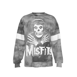 Misfits Folded Skull All Over Print Sweatshirt [] (ONLINE ORDER ONLY)