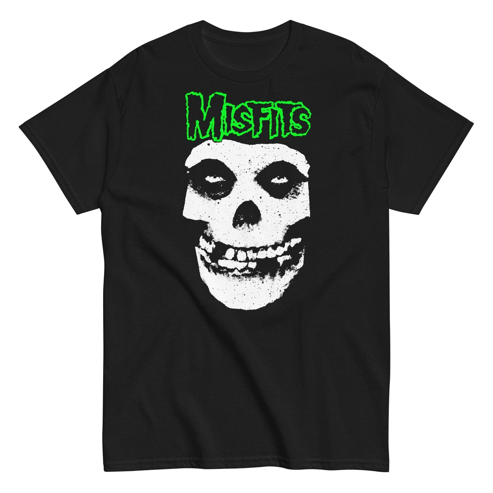 Misfits - Green Skull T-Shirt [] (ONLINE ORDER ONLY)