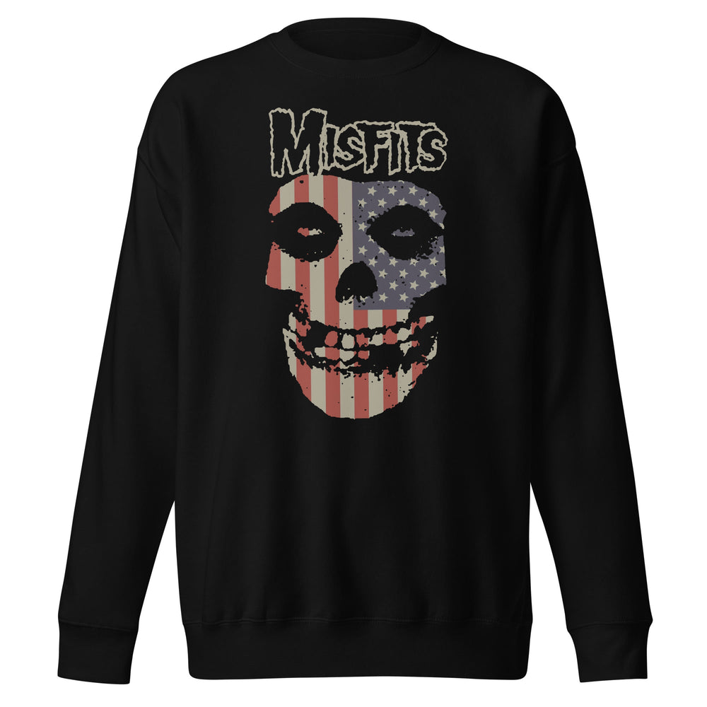 Misfits - USA Skull Sweatshirt [Apparel] (ONLINE ORDER ONLY)