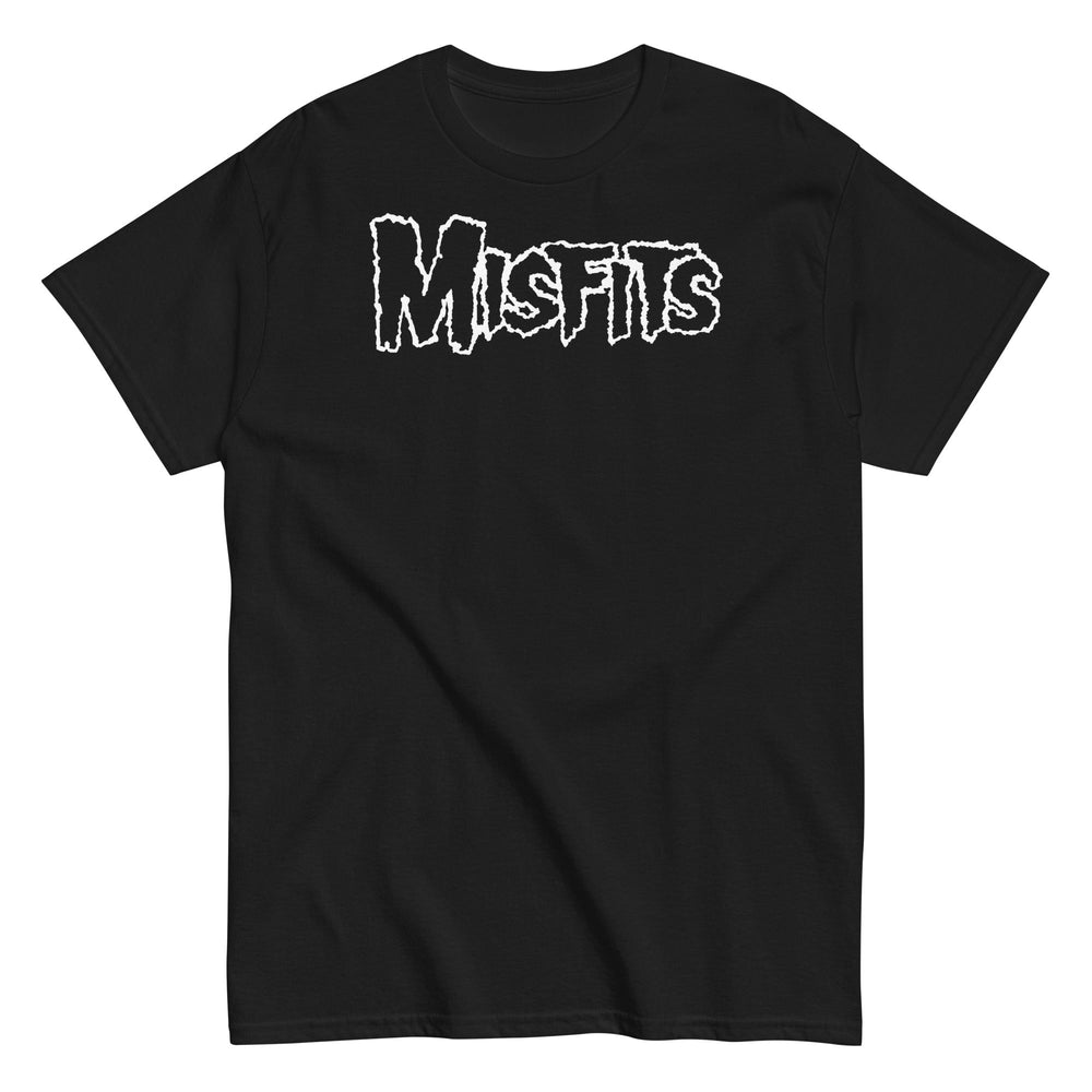 Misfits - White Drip Logo T-Shirt [] (ONLINE ORDER ONLY)