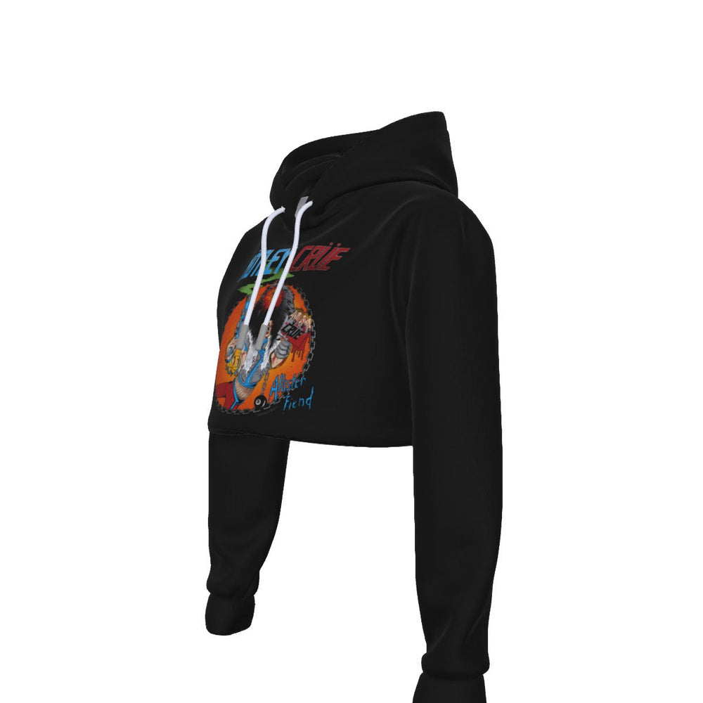 Motley Crue Allister Fiend Women's Cropped Hoodie [] (ONLINE ORDER ONLY)
