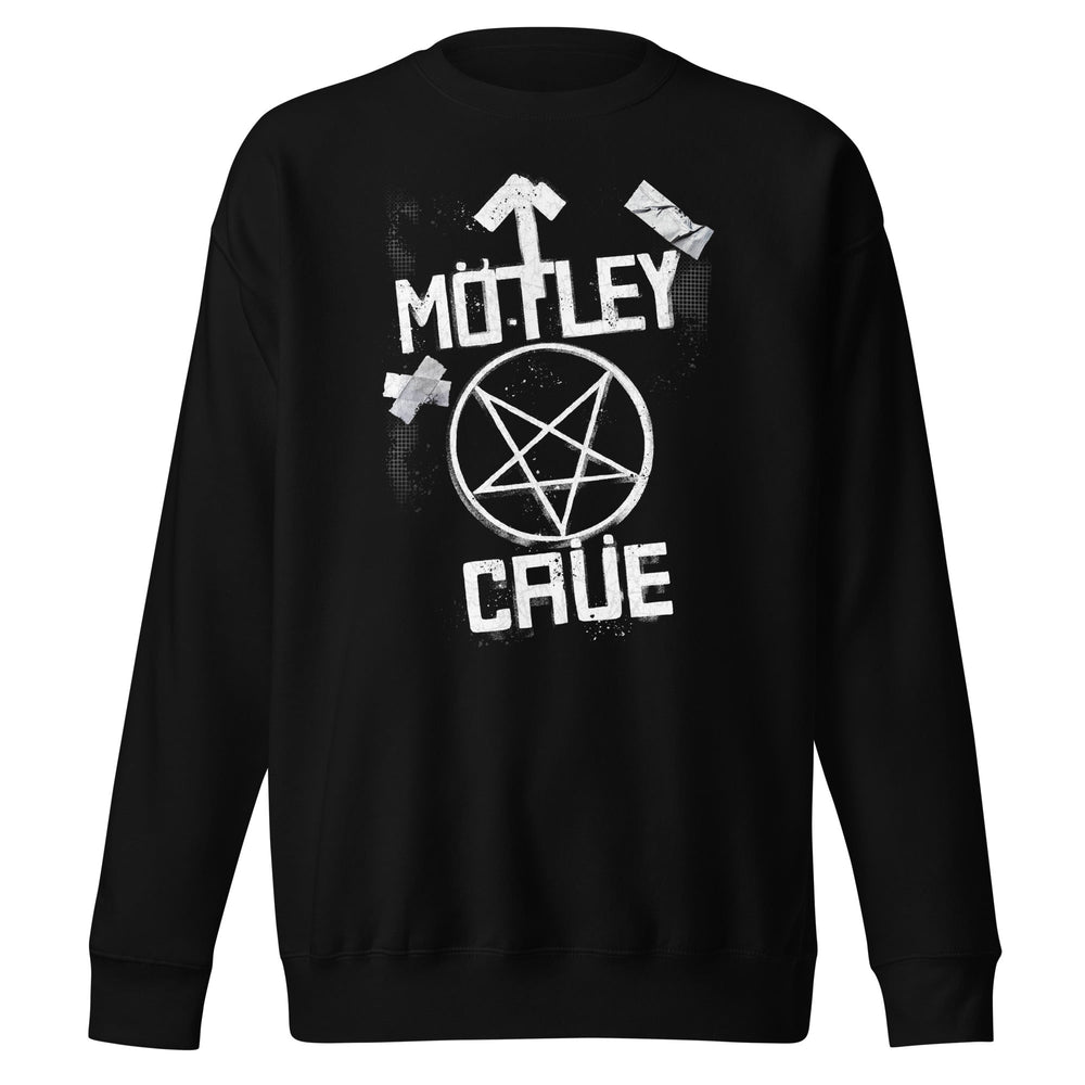 Motley Crue - Black and White Logo Sweatshirt [Apparel] (ONLINE ORDER ONLY)