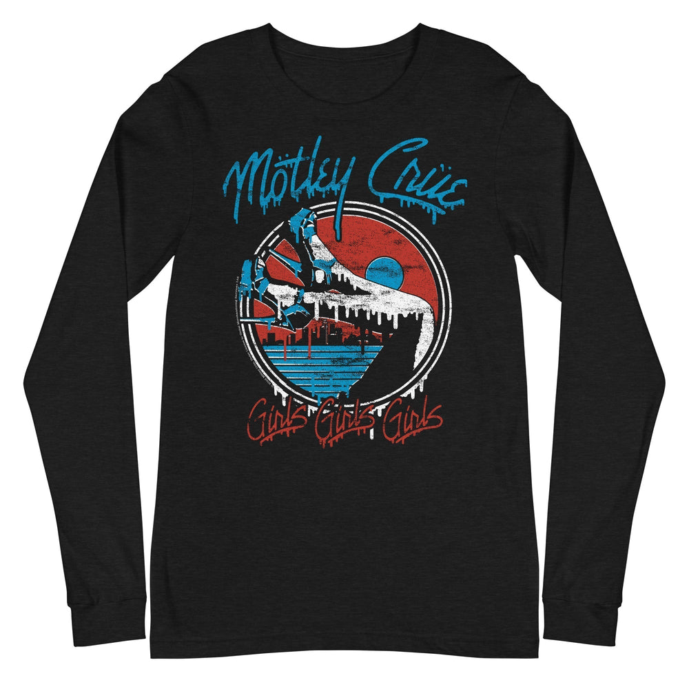 Motley Crue - Girls Drip Long Sleeve T-Shirt [Apparel] (ONLINE ORDER ONLY)