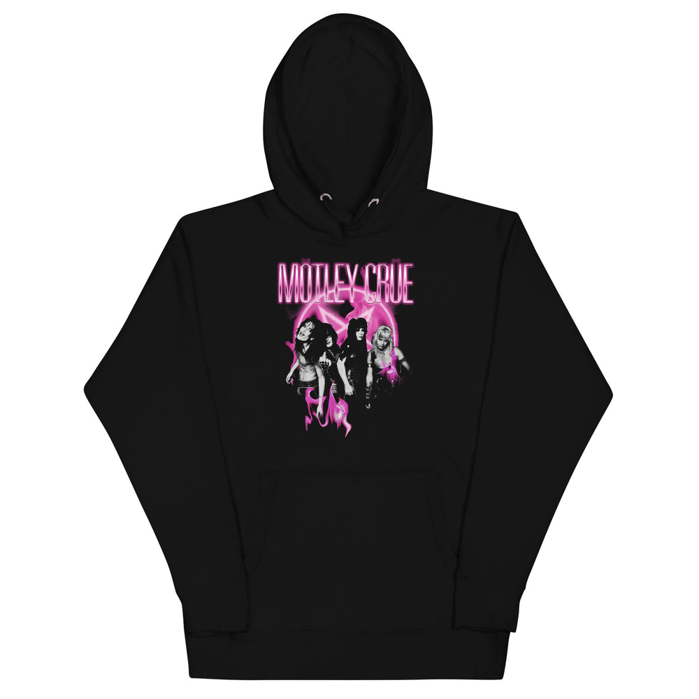 Motley Crue - Neon Pink Hoodie [Apparel] (ONLINE ORDER ONLY)