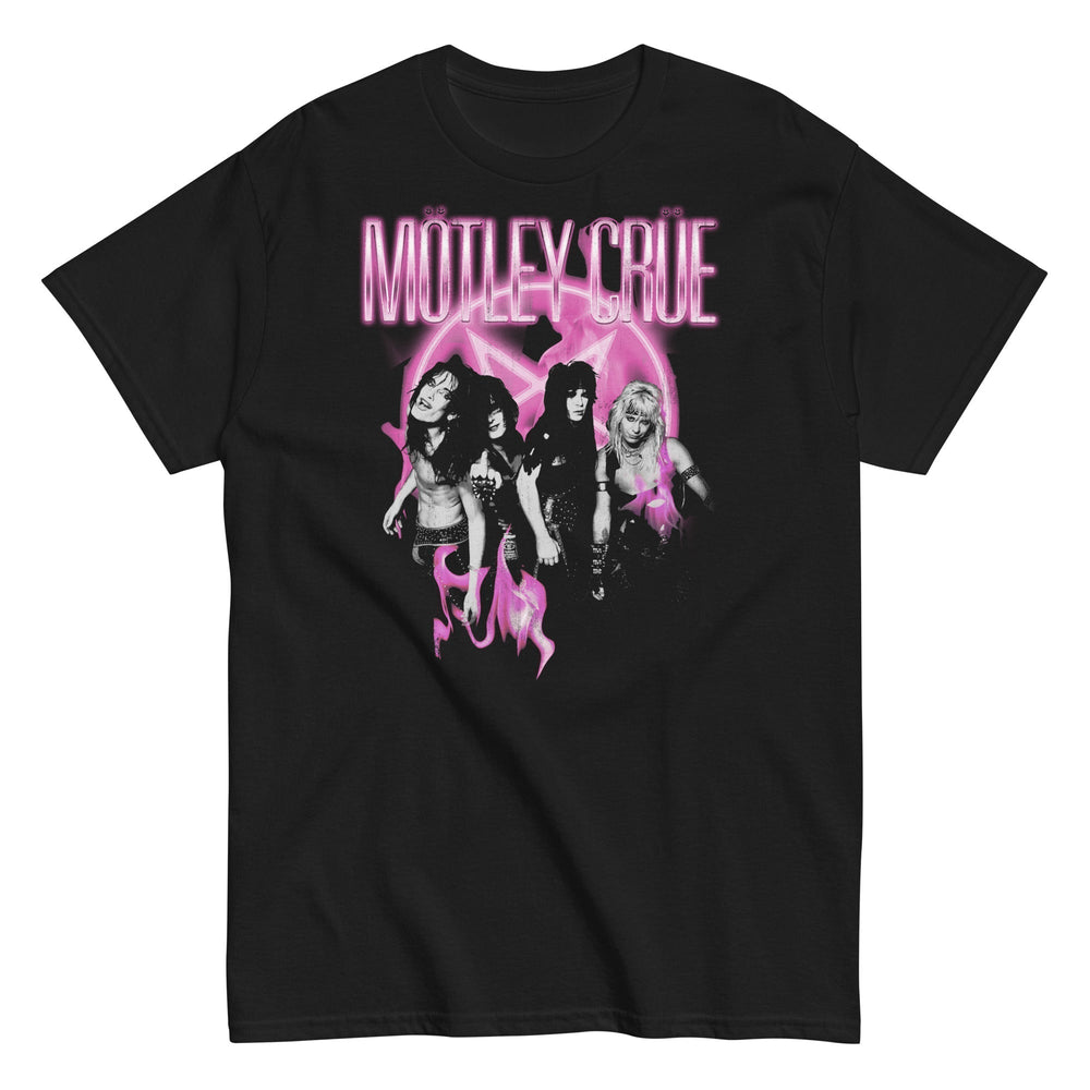Motley Crue - Neon Pink T-Shirt [] (ONLINE ORDER ONLY)