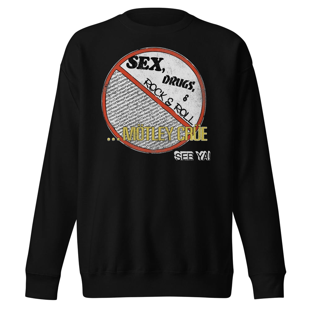 Motley Crue - No Fun Tour '84 Sweatshirt [Apparel] (ONLINE ORDER ONLY)