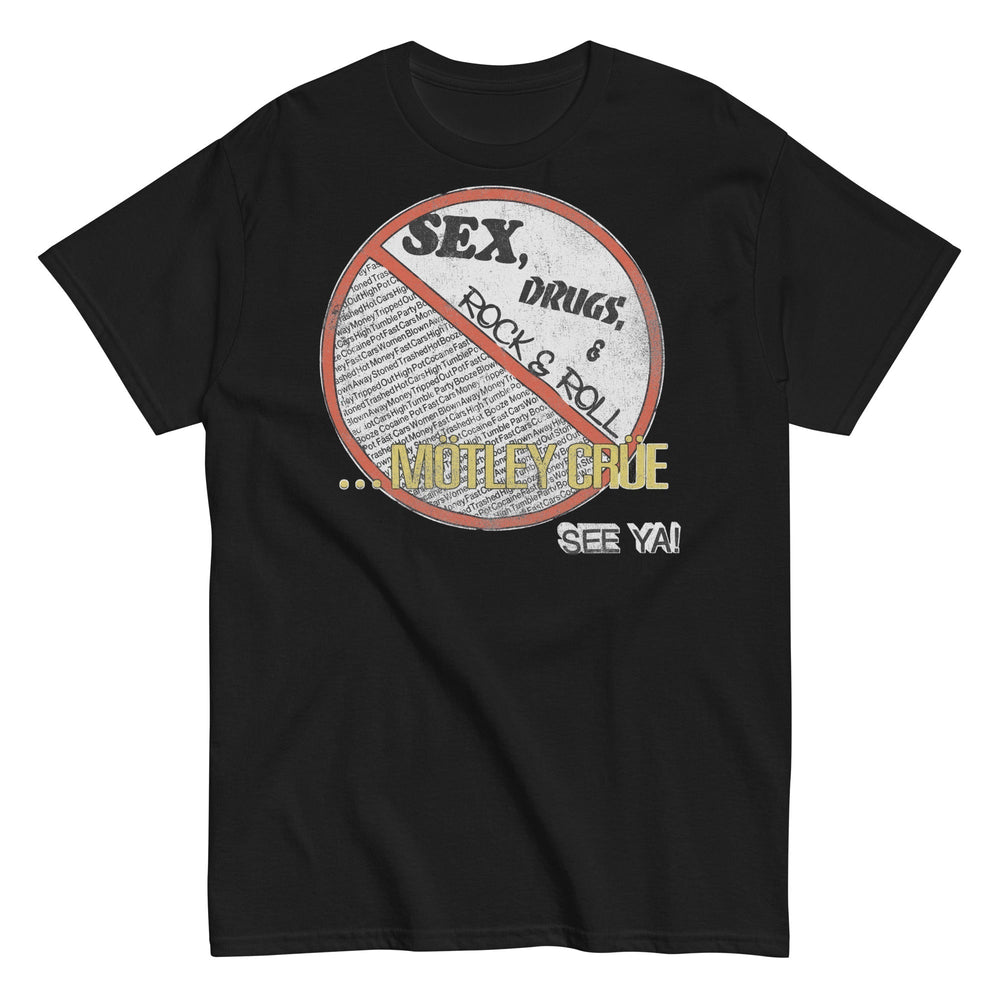 Motley Crue - No Fun Tour '84 T-Shirt [] (ONLINE ORDER ONLY)