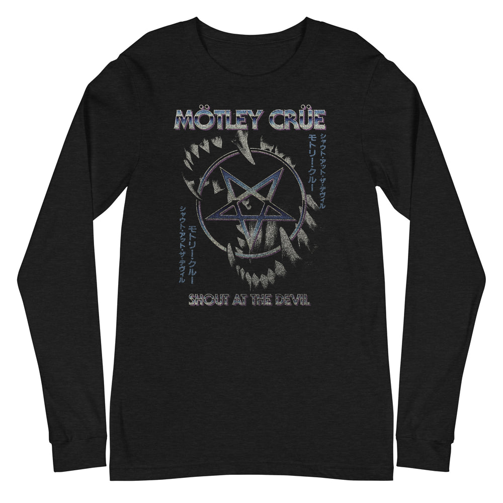 Motley Crue - Pentagram Long Sleeve T-Shirt [Apparel] (ONLINE ORDER ONLY)