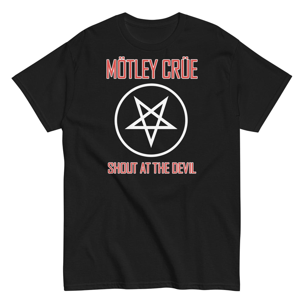 Motley Crue - Pentagram Shout T-Shirt [] (ONLINE ORDER ONLY)