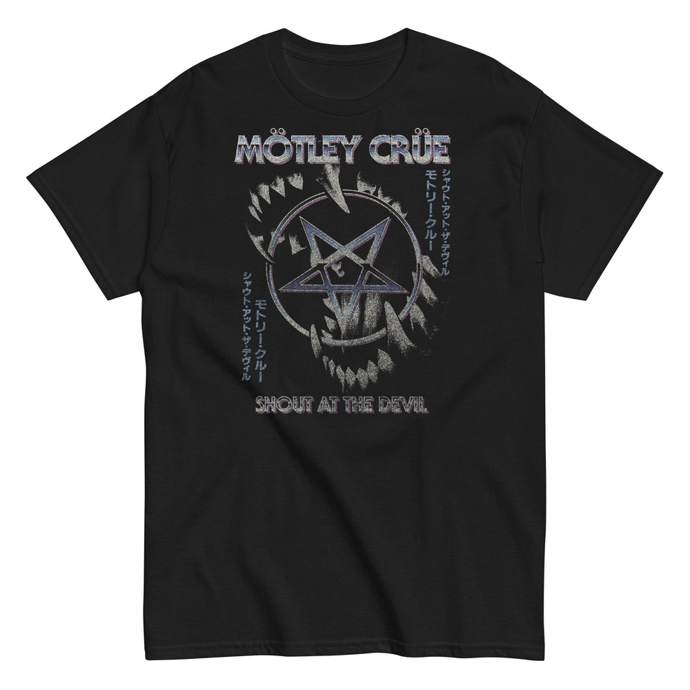 Motley Crue - Pentagram T-Shirt [] (ONLINE ORDER ONLY)