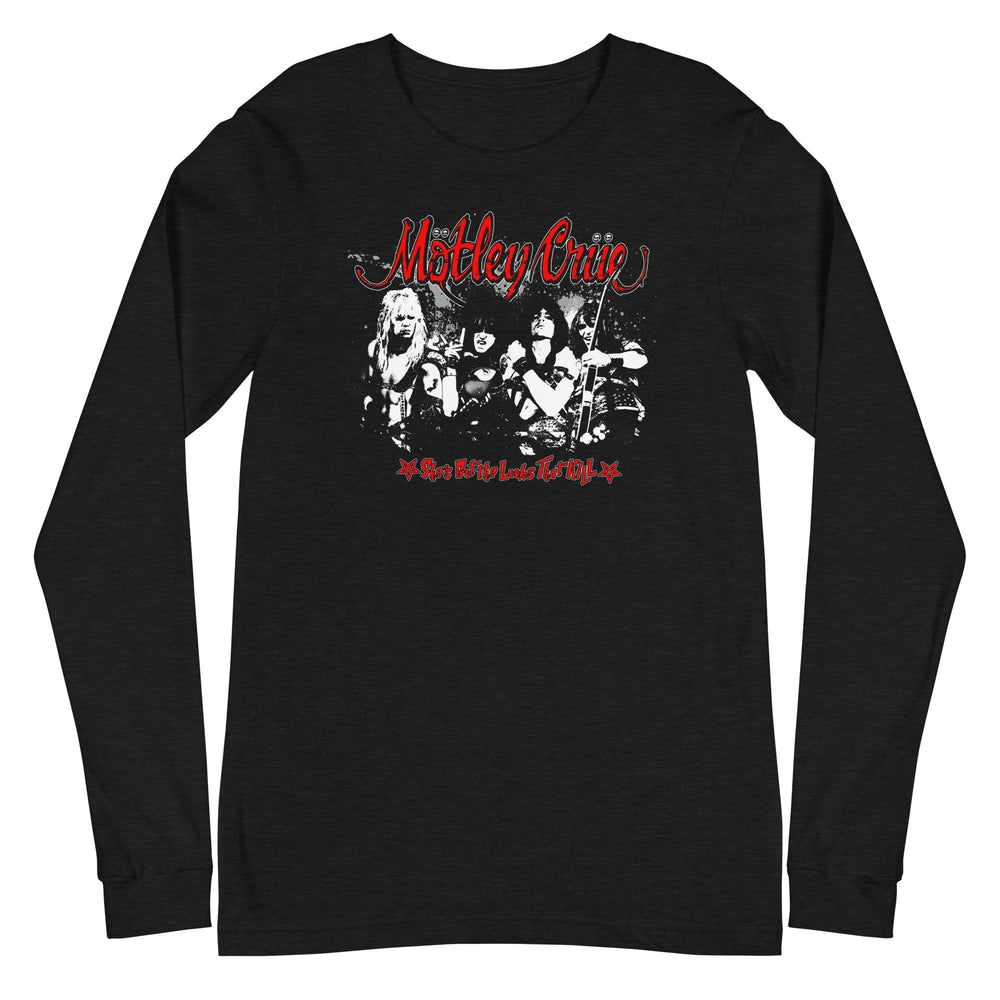 Motley Crue - She's Got the Looks Long Sleeve T-Shirt [Apparel] (ONLINE ORDER ONLY)