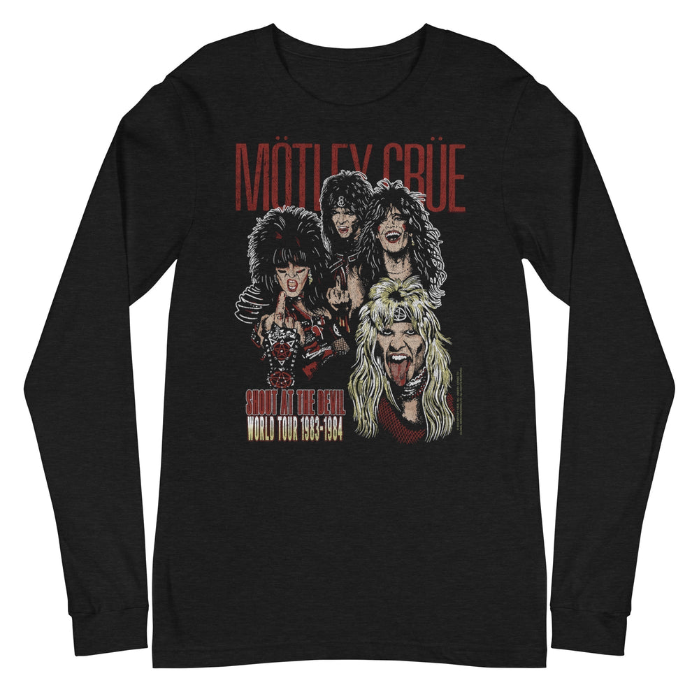 Motley Crue - Shout at the Devil Long Sleeve T-Shirt [Apparel] (ONLINE ORDER ONLY)