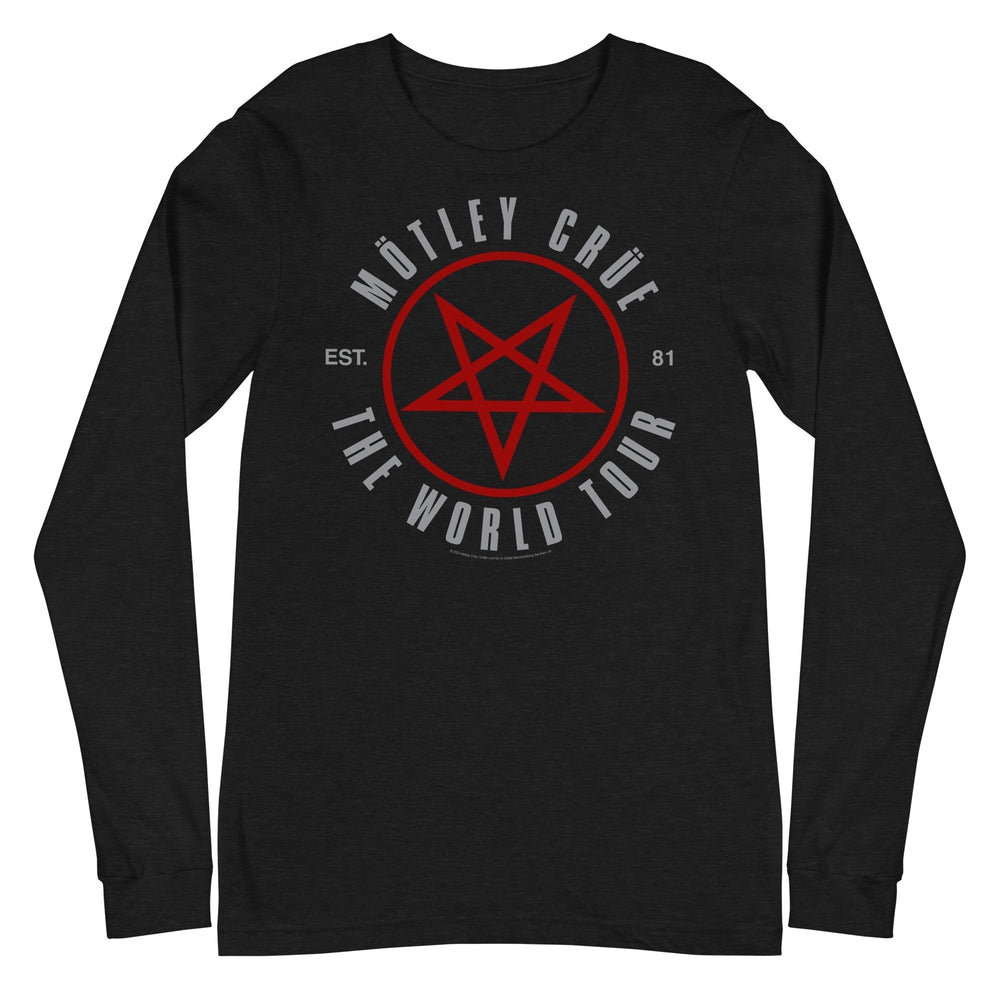 Motley Crue - The World Tour Long Sleeve T-Shirt [Apparel] (ONLINE ORDER ONLY)