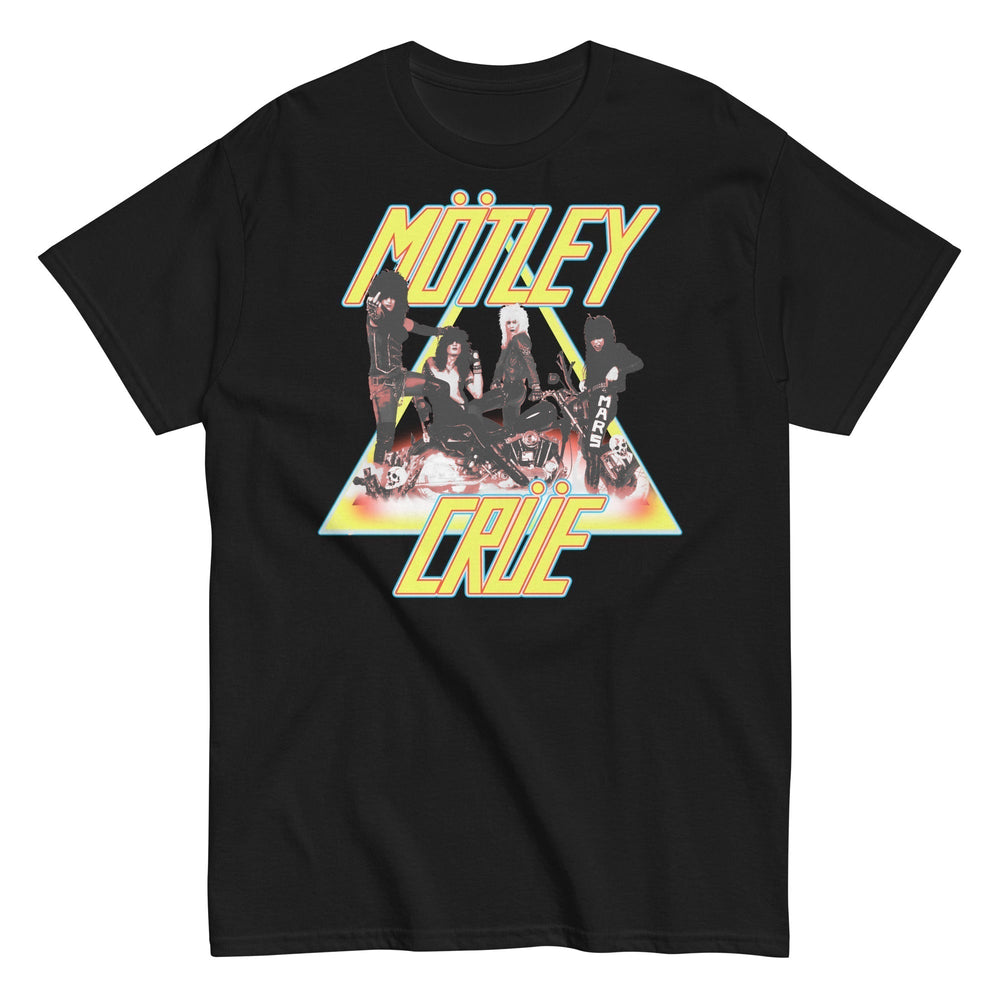 Motley Crue - Triangle Logo T-Shirt [] (ONLINE ORDER ONLY)