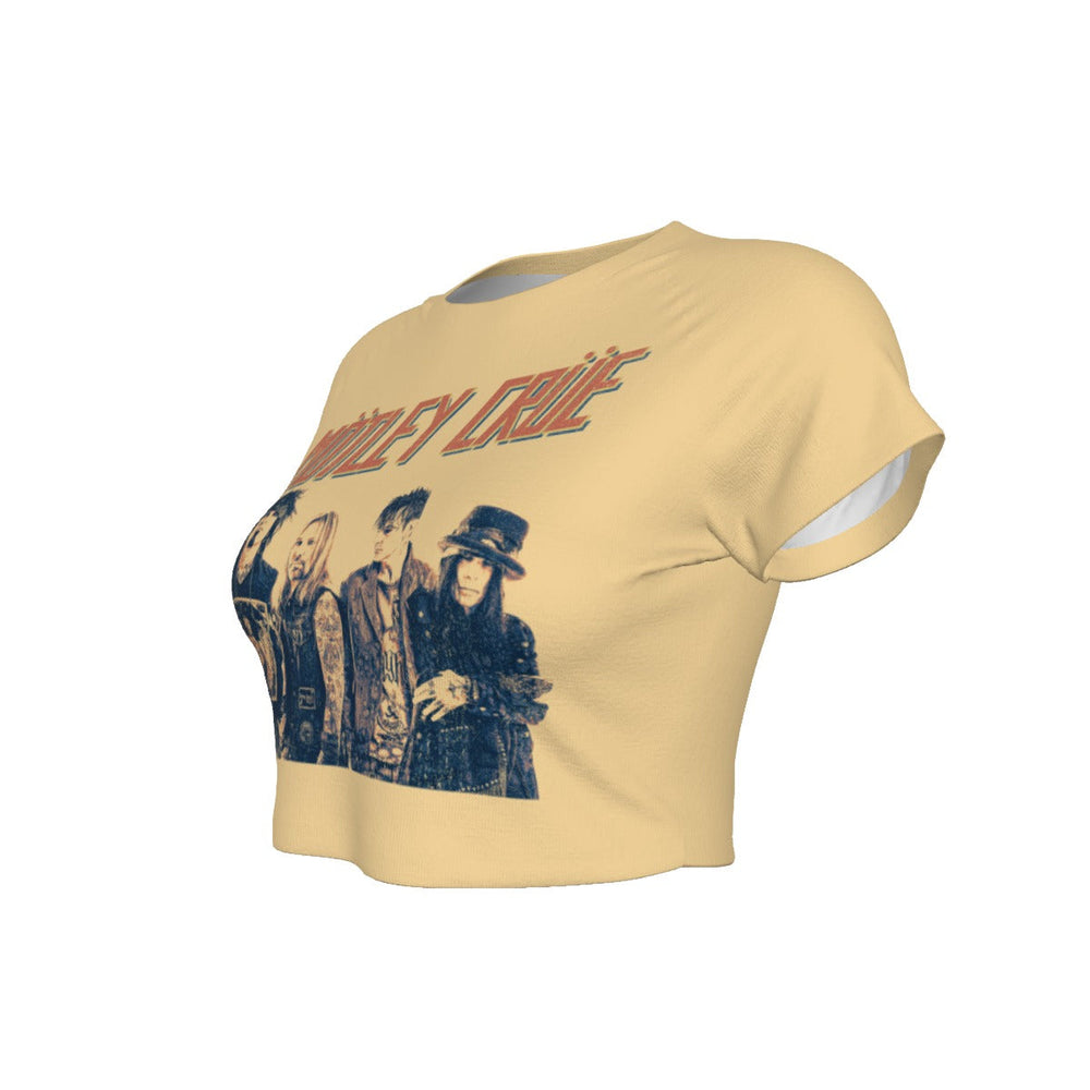 Motley Crue With the Band Women's Crop Top [Apparel] (ONLINE ORDER ONLY)