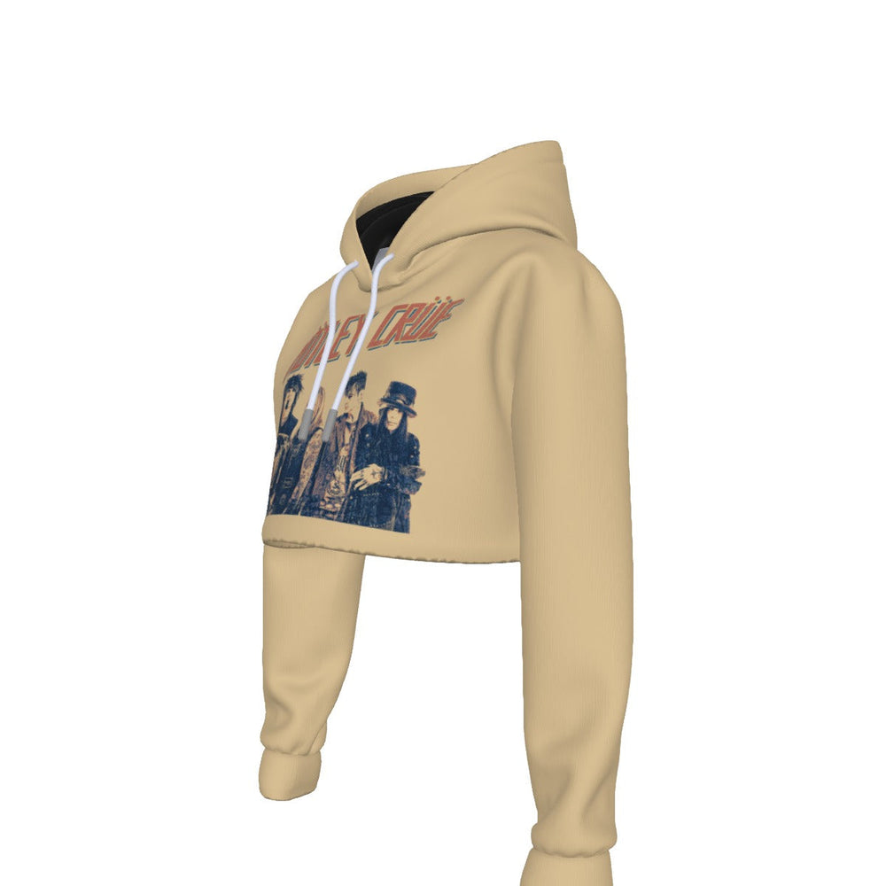 Motley Crue With the Band Women's Cropped Hoodie [] (ONLINE ORDER ONLY)