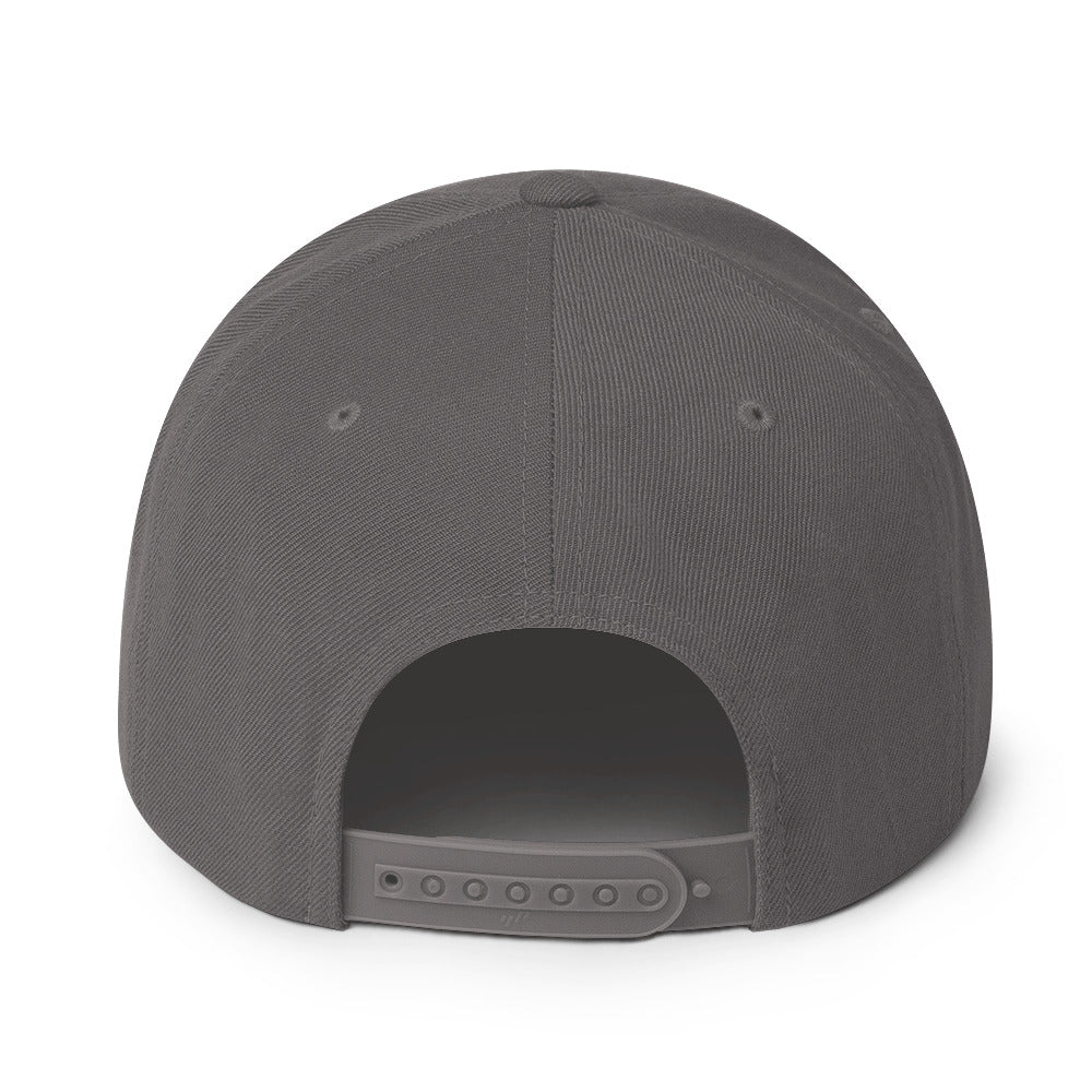 Rob Zombie Classic Logo Grey Embroidered Snap Back Hat [Apparel] (ONLINE ORDER ONLY)