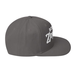 Rob Zombie Classic Logo Grey Embroidered Snap Back Hat [Apparel] (ONLINE ORDER ONLY)