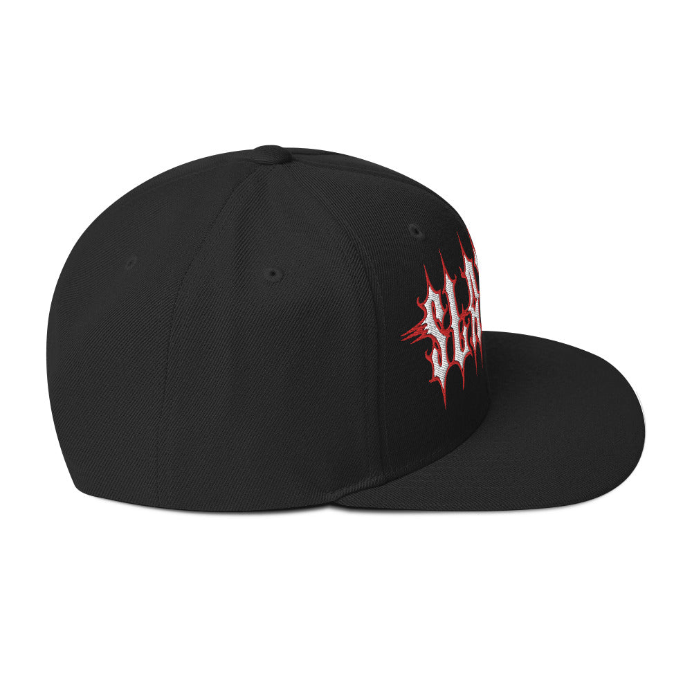 Slayer Electric Logo Embroidered Snapback Hat [Apparel] (ONLINE ORDER ONLY)