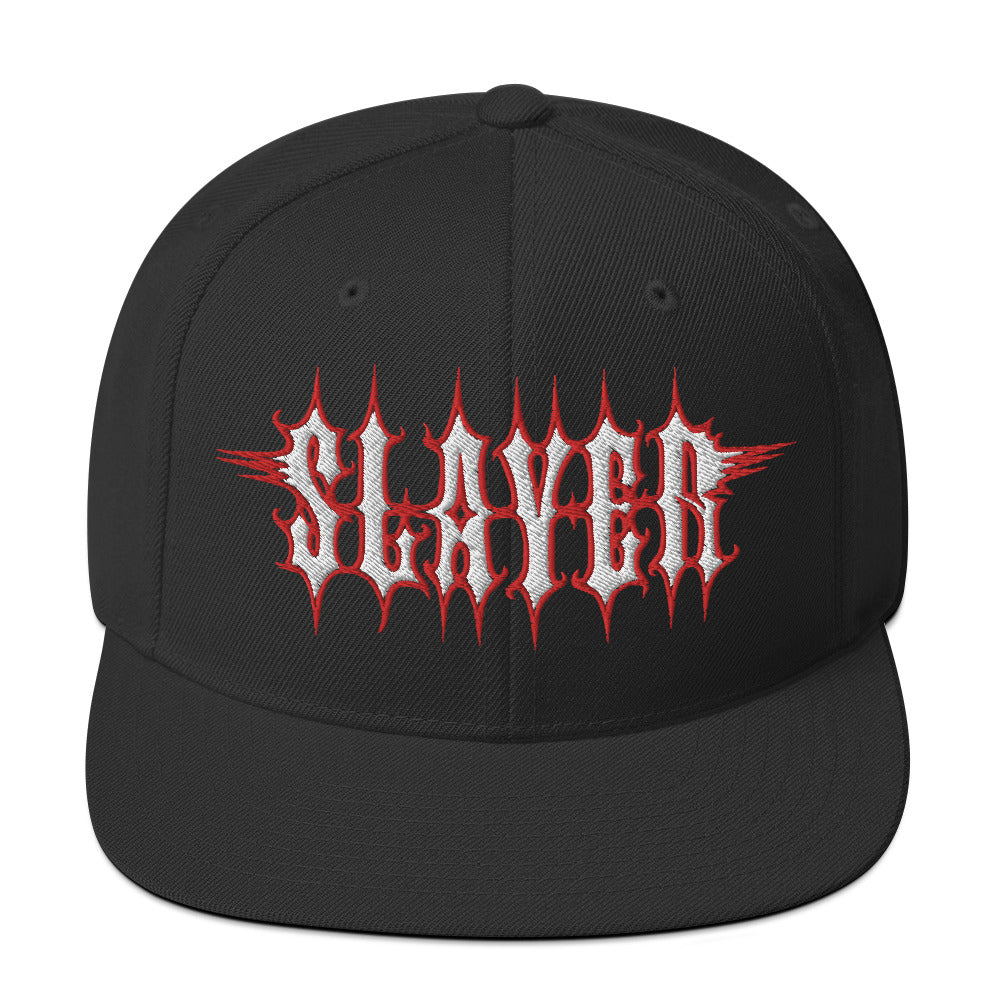 Slayer Electric Logo Embroidered Snapback Hat [Apparel] (ONLINE ORDER ONLY)