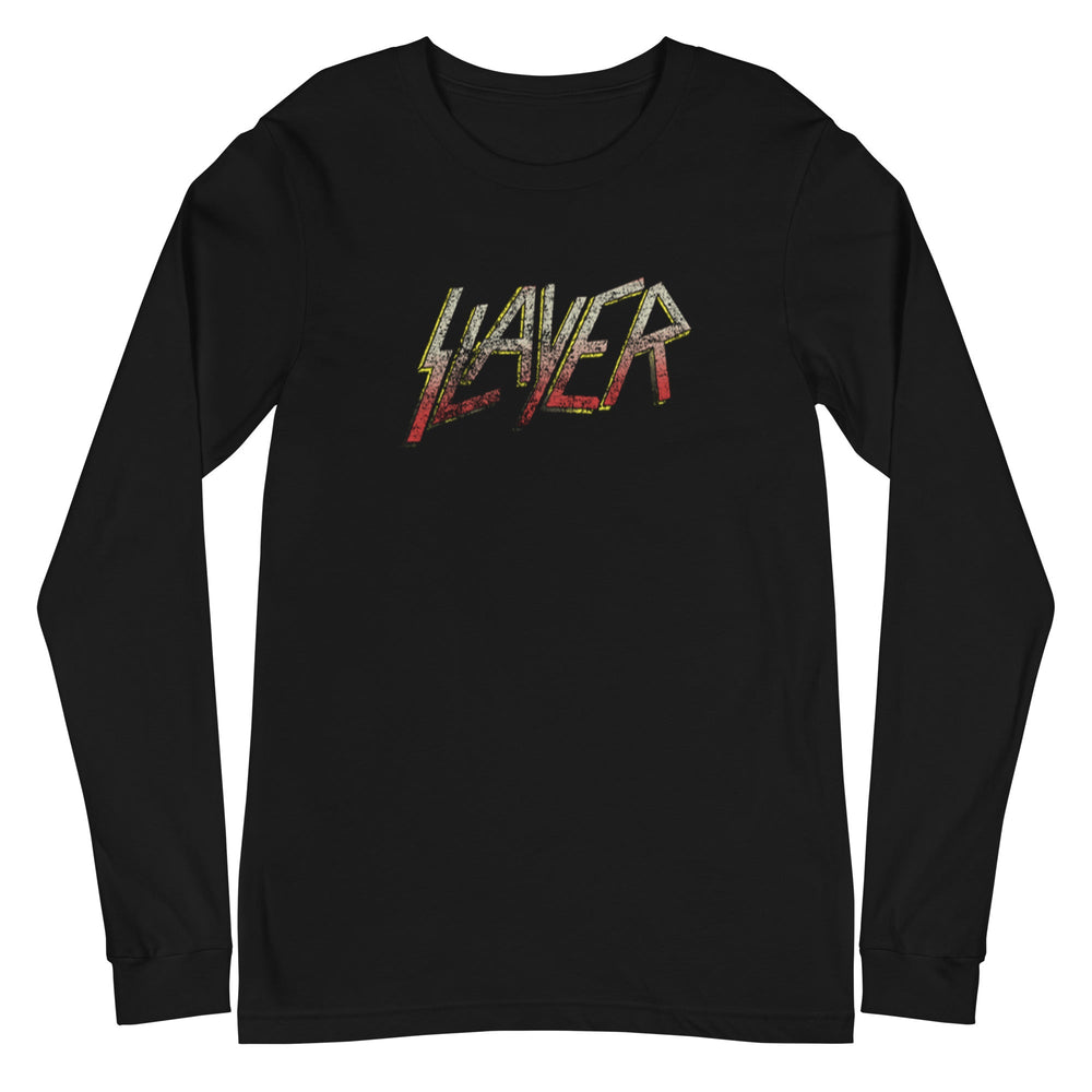 Slayer - Gradient Logo Long Sleeve T-Shirt [Apparel] (ONLINE ORDER ONLY)