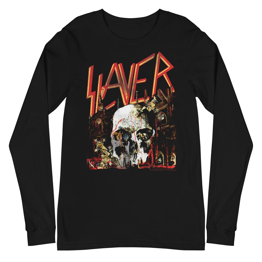 Slayer - South Skull Long Sleeve T-Shirt [Apparel] (ONLINE ORDER ONLY)