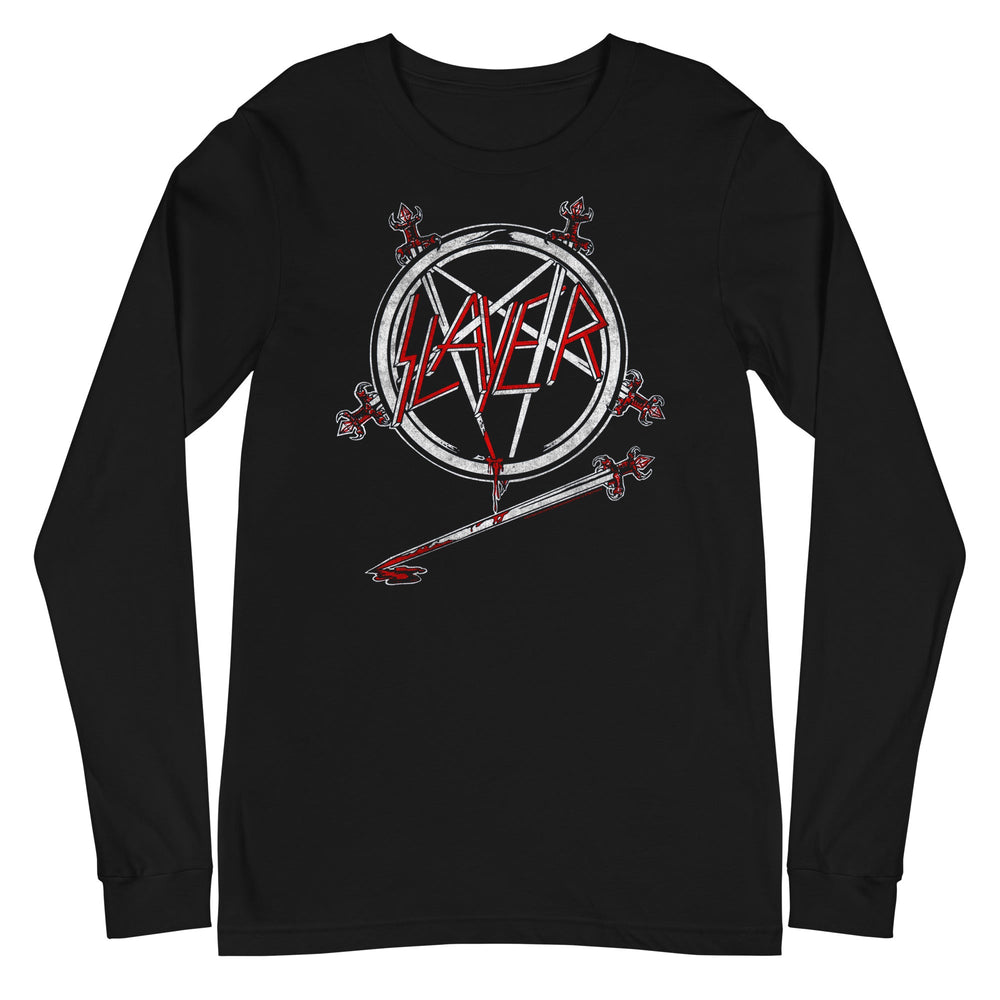 Slayer - Sword Logo Long Sleeve T-Shirt [Apparel] (ONLINE ORDER ONLY)