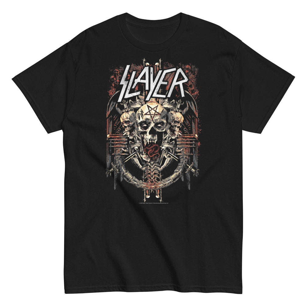 Slayer - Triple Skull T-Shirt [] (ONLINE ORDER ONLY)