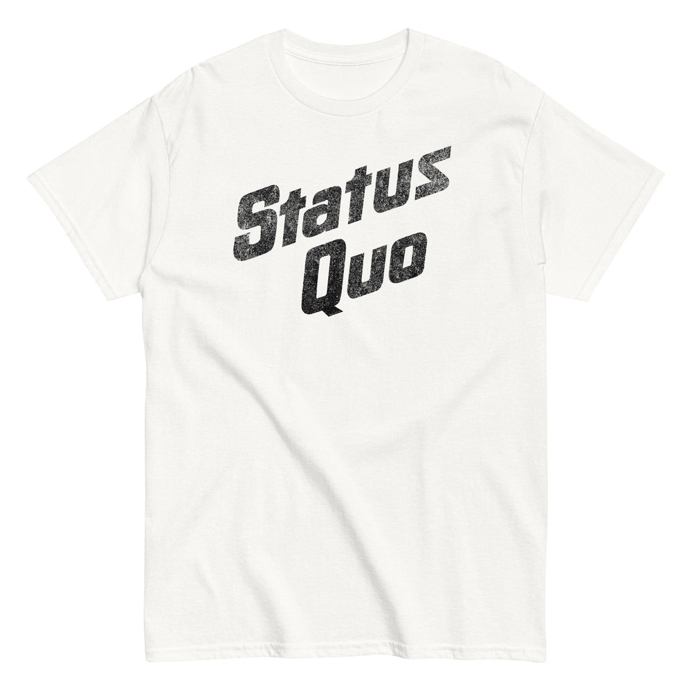 Status Quo - Black Logo T-Shirt [] (ONLINE ORDER ONLY)
