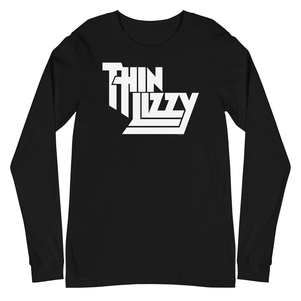 Thin Lizzy - Classic White Logo Long Sleeve T-Shirt [Apparel] (ONLINE ORDER ONLY)