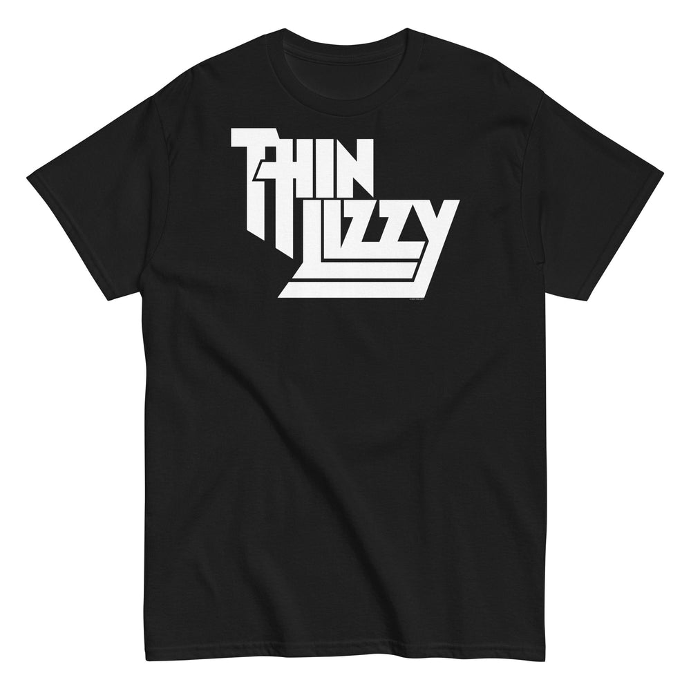 Thin Lizzy - Classic White Logo T-Shirt [] (ONLINE ORDER ONLY)