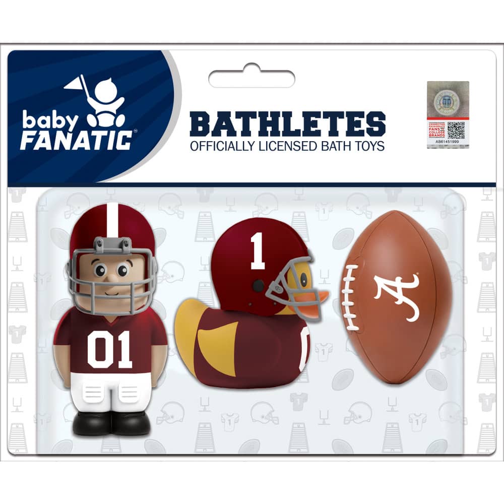 Bathletes - Alabama Crimson Tide NCAA Bath Toys (ONLINE ORDER ONLY)