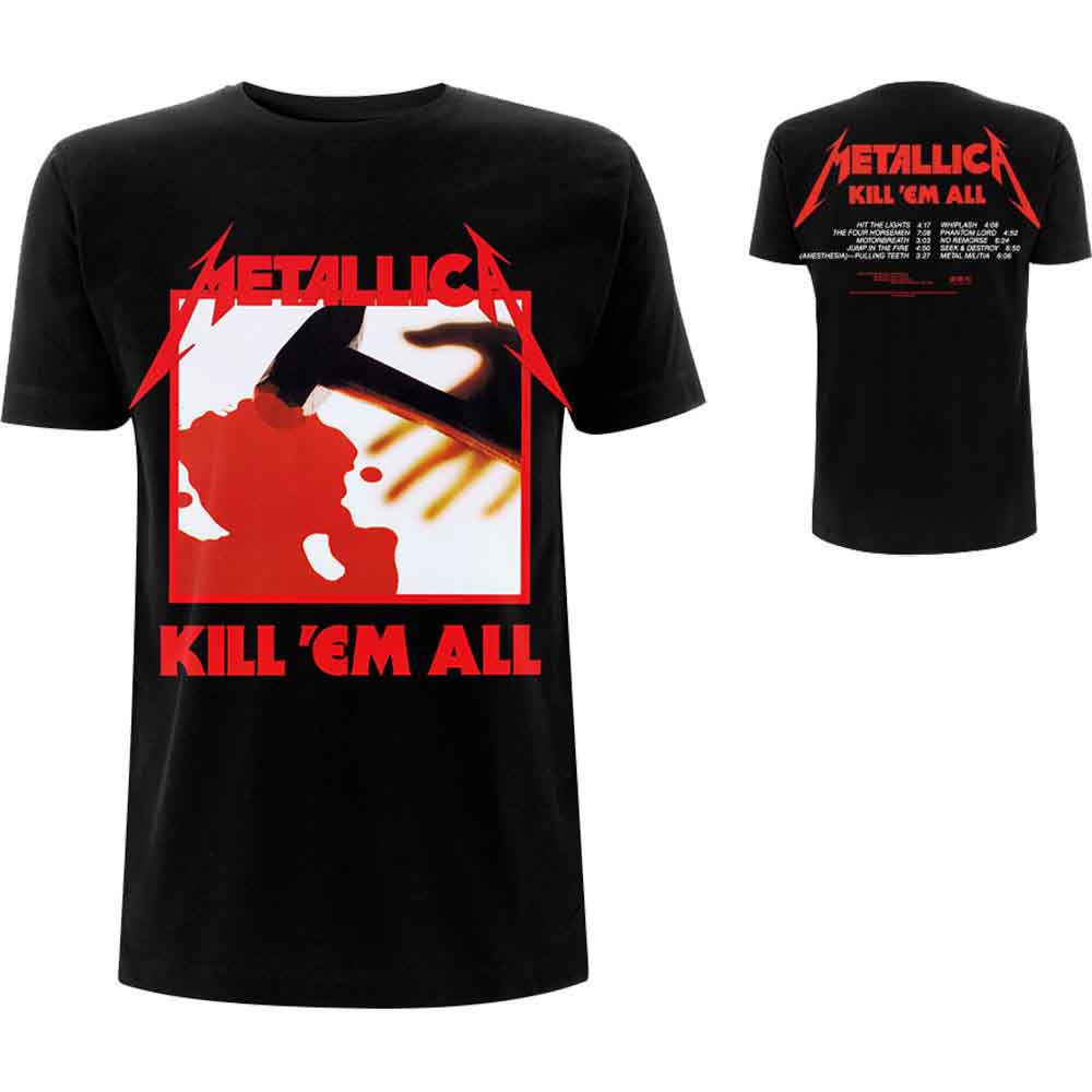 Kill 'Em All Tracks [T-Shirt] (ONLINE ORDER ONLY)