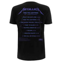 Metallica "Ride the Lightning" Album Unisex T-Shirt (ONLINE ORDER ONLY)