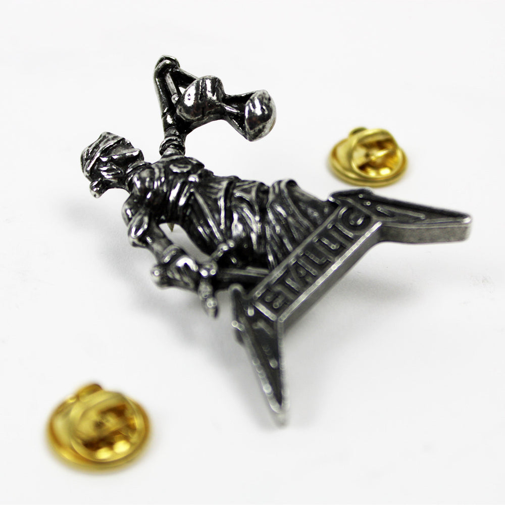 Metallica 'Justice For All' Pewter Pin (Online Order Only)