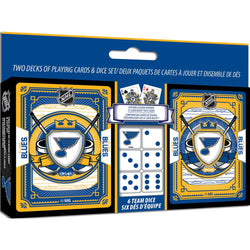 St. Louis Blues - 2-Pack Playing Cards & Dice Set (ONLINE ORDER ONLY)